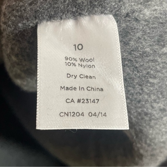 NWT TALBOTS Women's Wool Blend Gray Pencil Skirt Size 10 - Picture 2 of 4